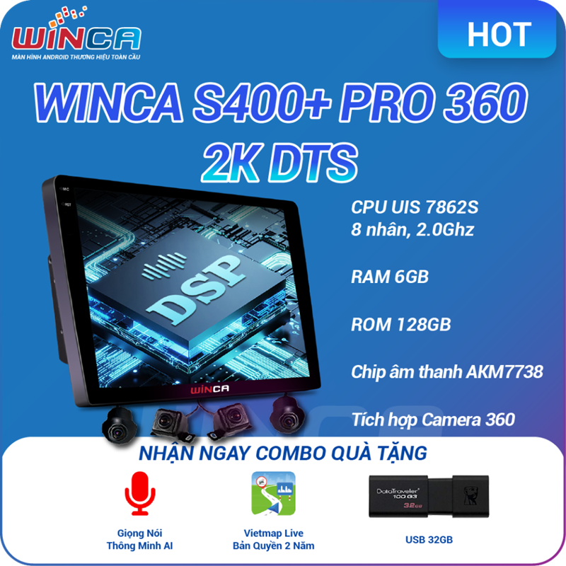 Màn hình Winca S400+ Qled 2k DTS