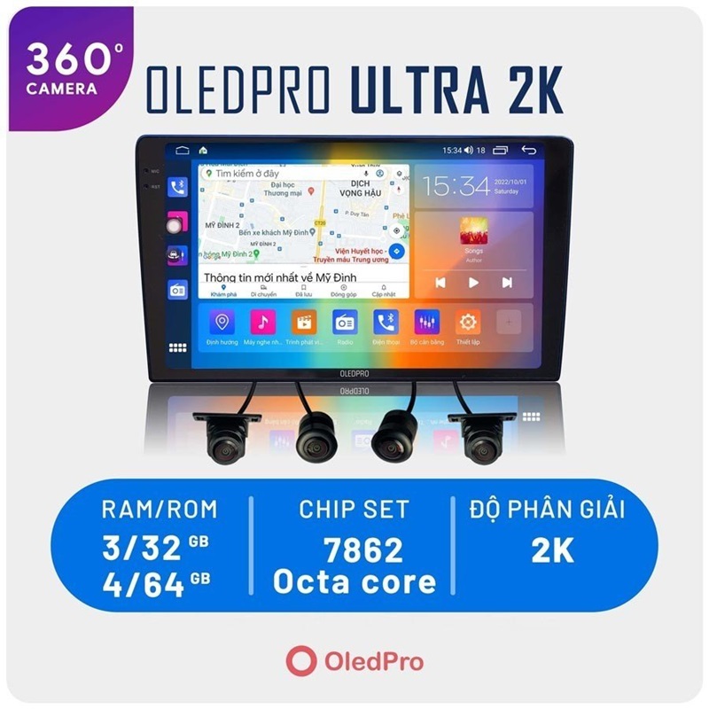 Màn hình DVD OledPro Ultra 2K