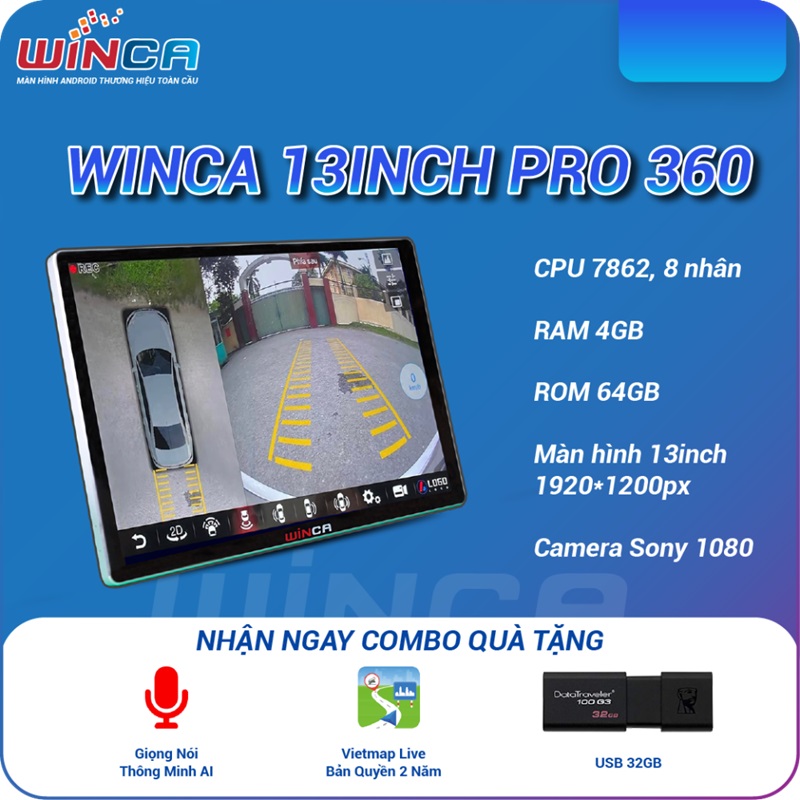 Màn hình Winca S300+ 13inch pro 360