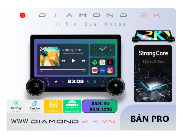 Màn Hình Android Diamond 2K Pro